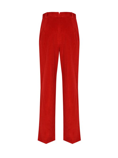 Pantalone Ordine in velluto di cotone Rosso WEEKEND MAX MARA | 2525136036600027